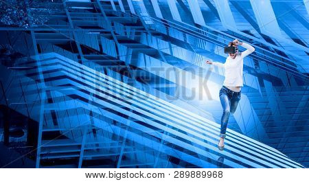 Future of virtual technology. Mixed media