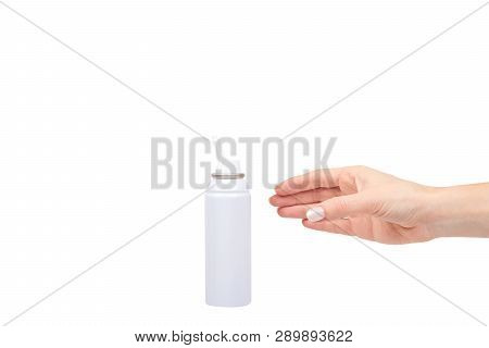 White Nose Wash Spray Bottle With Hand, Sea Water Therapy