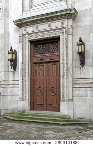 London, United Kingdom - April 02, 2010: Freemasons Hall Headquarters Of The United Grand Lodge Of E