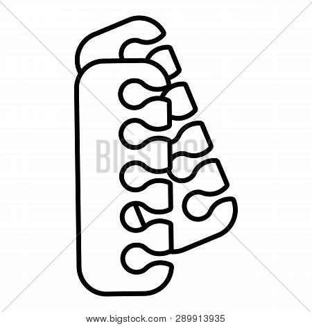 Nail Foot Tool Separator Icon. Outline Illustration Of Nail Foot Tool Separator Icon For Web Design 