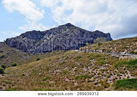 View Of The Hills And Mountains On The Way To The Formentor Lighthouse