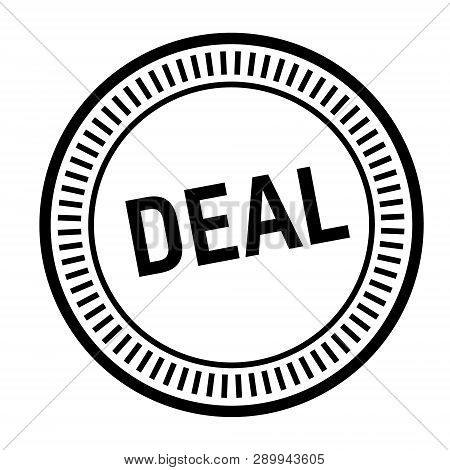 Deal Stamp On White Background. Sign, Label Sticker