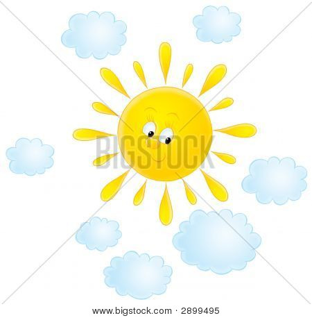 Sole e nuvole