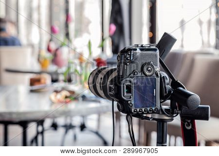 Russia Kemerovo 2019-03-10 Professional Camera Canon 5D Mark Iv And Many Different Dishes, Fish, Sal