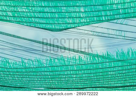 The Old Green Sun Protection Mesh And Lack. Can Not Prevent Sunlight.