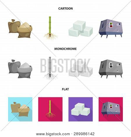 Isolated Object Of Farm And Agriculture  Icon. Set Of Farm And Technology Vector Icon For Stock.
