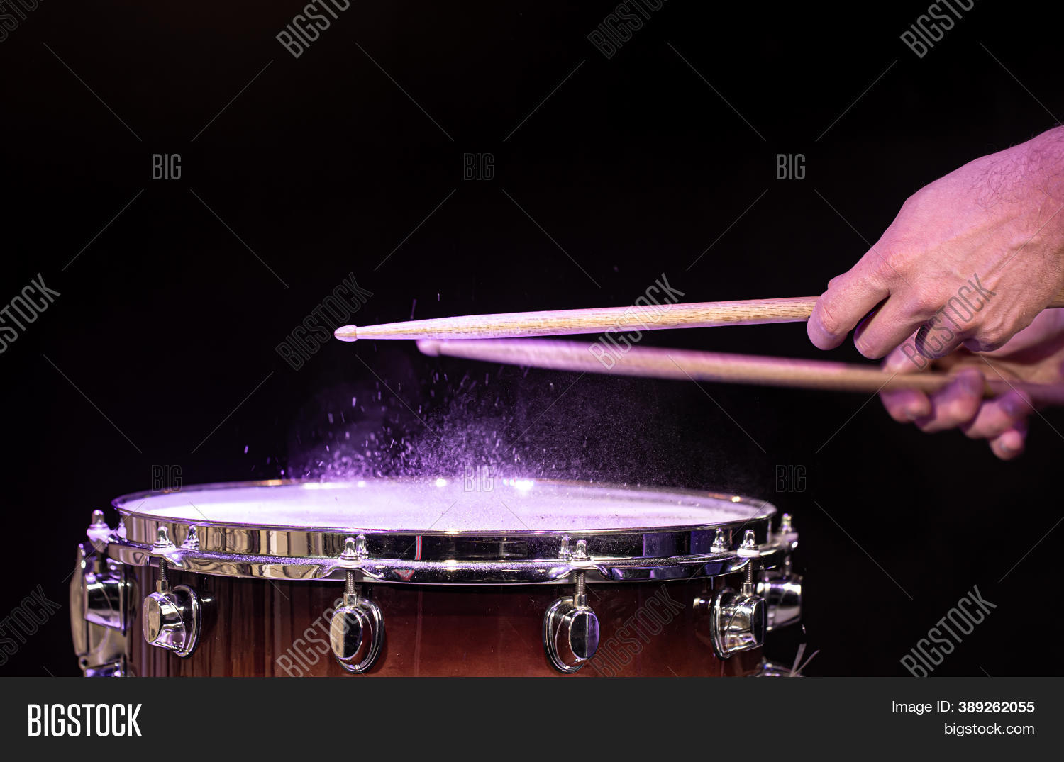 Drum Sticks Hitting Image & Photo (Free Trial) Bigstock