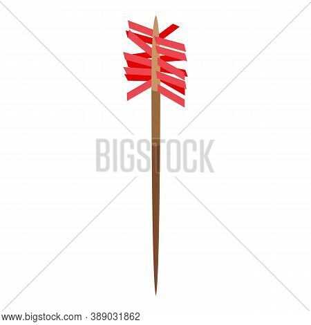 Party Toothpick Icon. Isometric Of Party Toothpick Vector Icon For Web Design Isolated On White Back