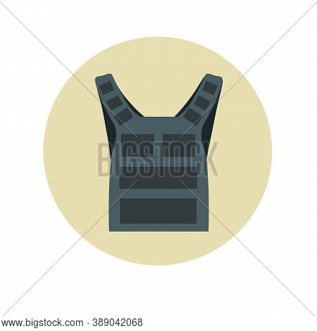 Bulletproof Vest For Protection From Bullets. Military Clothing.