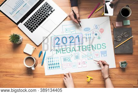 2021 Maga Trends With Digital Marketing Concepts.bsusiness Plan And Strategy Analysis