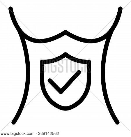 Human Inside Norma Probiotics Icon. Outline Human Inside Norma Probiotics Vector Icon For Web Design