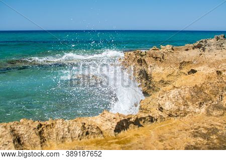 Photo Of Greece Island Chrysi With White Sand  Cedar Trees