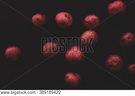 Cambray Pink Potato Macro Close Up