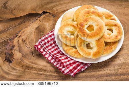 Pandequeso Traditional Colombian Food - Gluten - Wheat Flour And Cheese