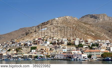 Kalymnos Island In The Greek Dodecanese Islands.
