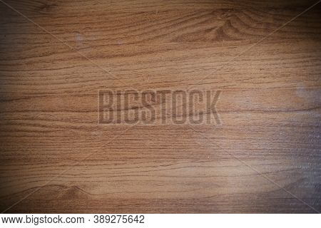 Light Wood Texture With Scratches. Lacquered Wood On Floor, Background