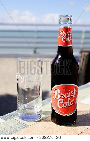 Bordeaux , Aquitaine / France - 10 01 2020 : Breizh Cola Britain French Soda Soft Drink Bottle With 