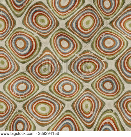 Abstract Seamless Background Of Colorful Striped Pattern. Artistic Messy Pattern Like Colorful Cutti