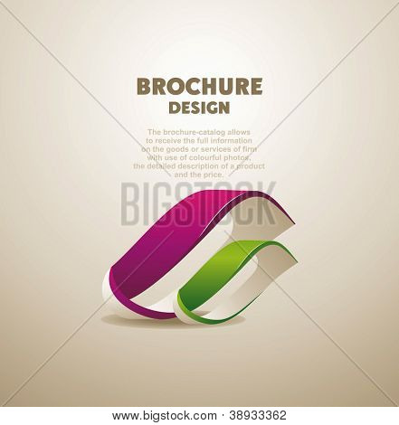 Abstraktní licon design brožury