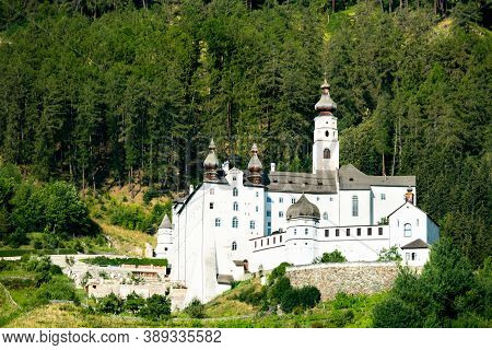Marienberg Abbey In Burgeis - South Tyrol, Italy