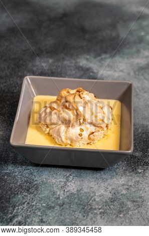 Floating Island Dessert