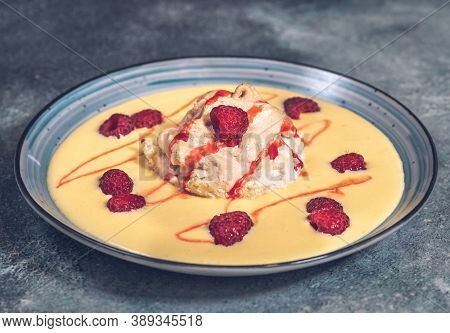 Floating Island Dessert