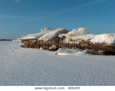 Iceberg fangoso