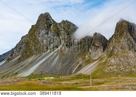 Mountain Eystrahorn In East Iceland