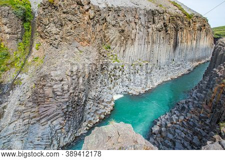 The Magnificent Studlagil Canyon In Iceland