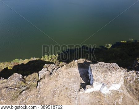 Aerial View Of Pchelina Reservoir, Pernik Region, Bulgaria