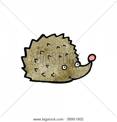 hérisson de drôle de bande dessinée