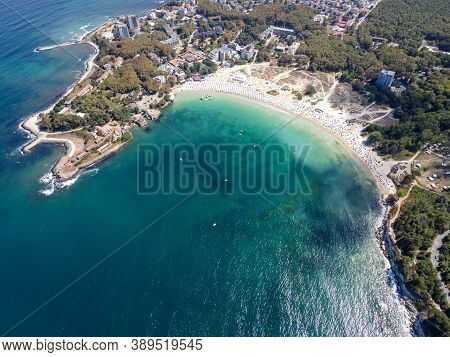 Amazing Aerial View Of Town Of Kiten, Burgas Region, Bulgaria