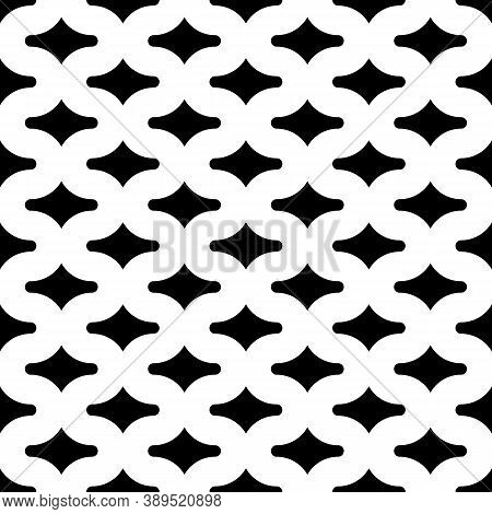Seamless Pattern With Paseo Ornament. Oriental Traditional Ornamentation With Repeated Rounded Shape