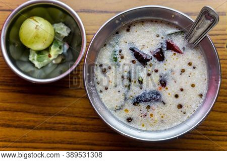 Butter Milk Cooked With Amla And Other Masala Items