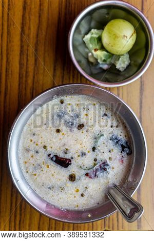 Butter Milk Cooked With Amla And Other Masala Items