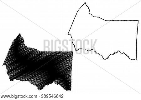 Marion County, Kentucky (u.s. County, United States Of America, Usa, U.s., Us) Map Vector Illustrati