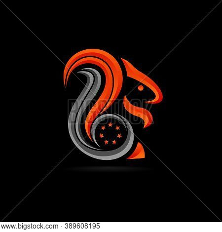 Squirrel Animal Mascot Logo Design Your Company