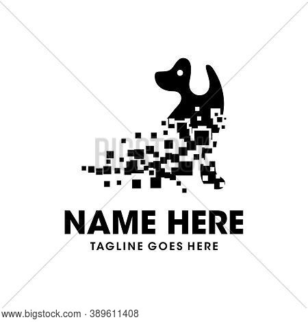 Technology Modern Dog Logo Design Your Company