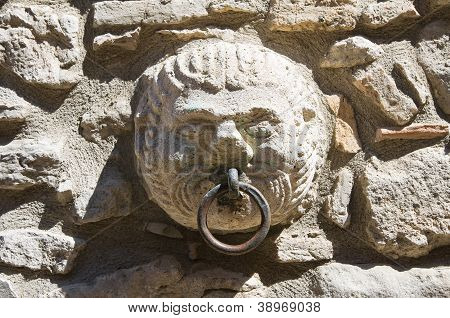 Horse ring. Deliceto. Puglia. Italy.