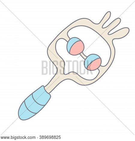 Baby Rattle Color Vector & Photo (Free Trial) | Bigstock