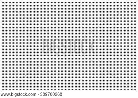 Vector Seamless Background, Black Dot At White