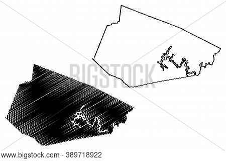 Spencer County, Kentucky (u.s. County, United States Of America, Usa, U.s., Us) Map Vector Illustrat