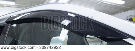 Deflectors For Car Windows.additional Equipment For The Car.