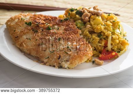 Coconut Chicken With Thai Pineapple Fried Rice