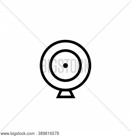 Target Black Icon On White Background. Vector Eps10