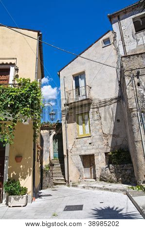 Aleja. Maratea. Basilicata. Włochy.