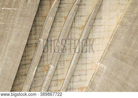 Bubal Dam in Tena Valley, Pyrenees, Huesca province, Aragon in Spain.