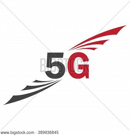 5G Logo Sign Vector Template