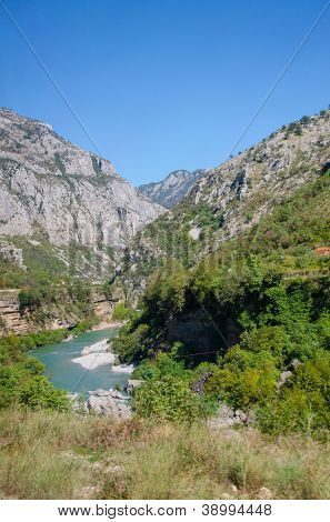 Moraca river canyon, Montenegro