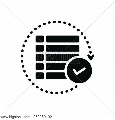 Black Solid Icon For All Each-of Everyone Full Total Perfect Entire Whole Complete
